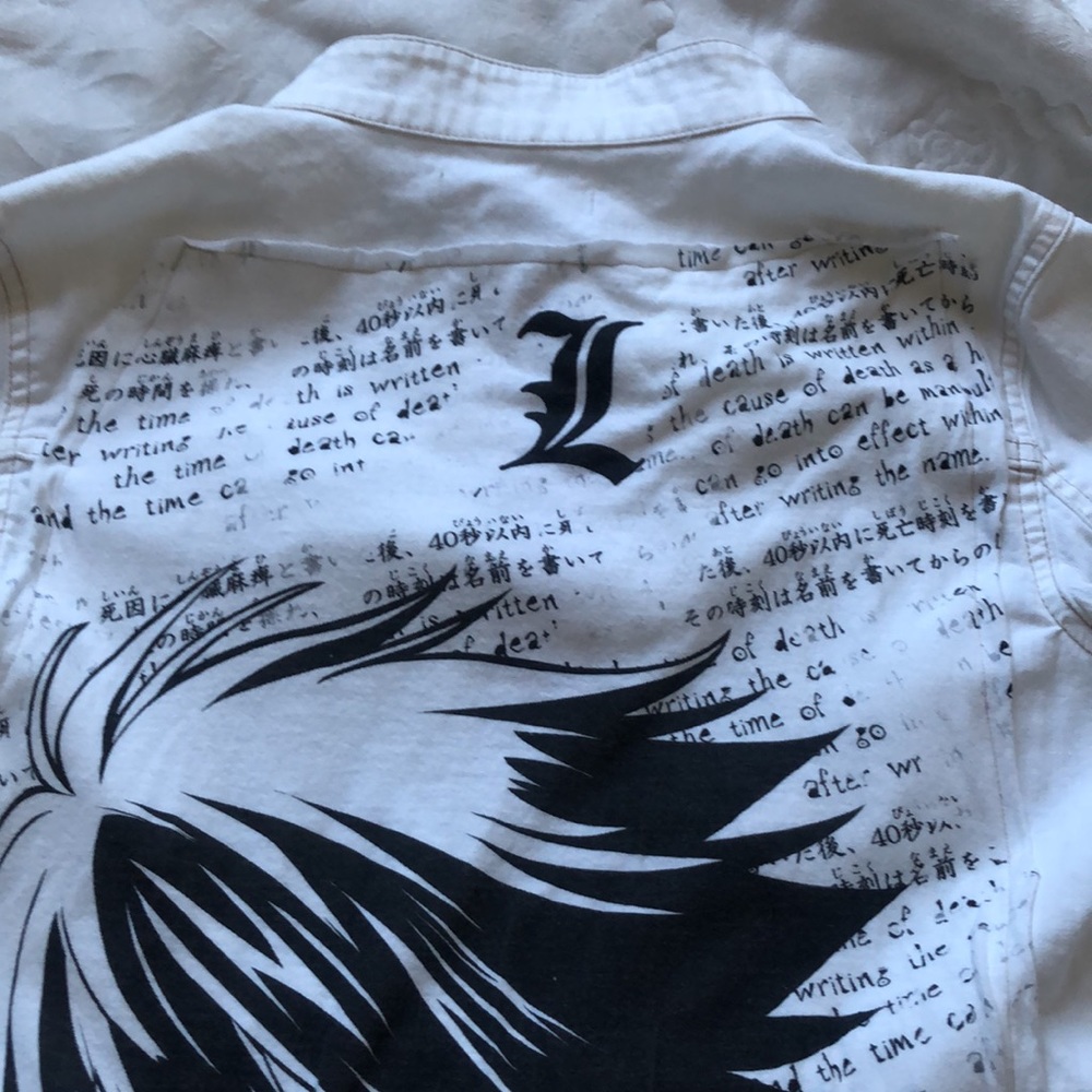 99% Cotton Refurbished Jean Jacket Anime! - Picture 2 of 11